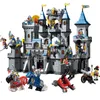 2020 Novo em estoque Leão King Castle Enlightenment 1023 Knight Warhorse Fortress Building Blocks Educação Brinquedos para Crianças Presentes X0102