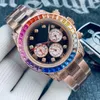 With original box High Quality Watch 40mm role Sapphire 18K GOLD dial No Chronograph Mechanical Automatic Mens Watches 5 STYLE