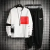 Singleroad Mens Sportswear Tracksuit Men Hip Hop Streetwear Sweatshirts Sweatpants hoodie joggers byxor set sportdr￤kter 201116