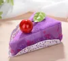 Party Favor Lovely Cake Shape Towel Cotton Microfiber Baby Face Shower Valentine's Day Wedding Birthday Gift 20*20cm SN3237