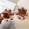 Gorgeous Women Sunglasses Flower Crystal Rhinestone Diamond Handmade Round Eyewear Flower Design Ladies Party Sun Glasses Gafas