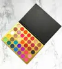 VMAE Hot Marbel Palette без логотипа, 35 цветов, белая коробка, роскошные тени для век, долговечная банка, индивидуальная индивидуальная марка, палитра теней для макияжа