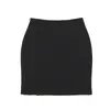 WERUERUYU Fashion Women Office Formal Pencil Skirt Spring Summer Elegant Slim Front Slit Midi Black/Red OL S 220224