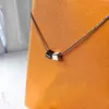 Designer Necklace Plated Screw Jewelry Love Clavicle Chain with Rose Gold Platinum Simple and Fashion Woman Love