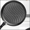 Pans Cookware Kitchen, Dining & Bar Home Garden Household Bbq Pan Maifan Stone Frying Fine Iron Small Korean Non-Stick Thick Energy Saving E