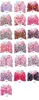 104Colors Girls Bow Hair clips Mermaid clover Flamingo print Hair Accessories Barrettes Kids 8 inch Headdress hair bows with Clip 9751390