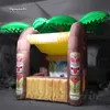 Portable Advertising Tent Inflatable Tiki Bungalow 3m kiosk Air Blow Up Cocktail Bar House For Club Party And Promotion Events