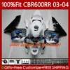 Wtryska Mold Bodys dla Honda CBR 600 RR CC F5 600F5 03-04 CBR 61NO.0 CBR-600 CBR600 RR CBR600RR 03 04 CBR 600RR 600CC CBR600F5 2003 2004 OEM OEM FRSOL Orange