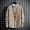 Men's Sweaters Men's Autumn Winter Oversize Sweater 2022 For Men Lattice Slim Fit Shirt Brand Knitte Y