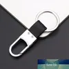 Key Chains Holder Keyfob for Car Accessories Gift Men Creative Metal Leather Key Chain Ring Keyfob Car Keyring Keychain Gift