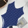 Fashion Backless Swimsuit Sexy One Piece Femme Femmes Hot Spring Bathing Costume Designer Leigner Print Swimsuits