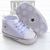 Atletische outdoor baby jongens meisjes canvas schoenen 0-18m kinderen zachte soled sneakers bebe veter wieg schoenen