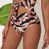 Xi Ze European и American Leopard Print Купальник Banded Bikini Womens Sexy One Piece Купальник Горячая распродажа