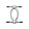 Stainless Steel Clitoris Clamp Vagina Opener Metal Labia Clamps BDSM Bondage Sex Toys Clitoral Stimulator Open Pussy Adult Games Y6647599