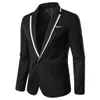 Blazer Masculino Homme Slim Fit Pour Hommes 2020 Élégant Casual Solide Blazer Business Wedding Party Outwear Manteau Costume Tops erkek # 7 LJ201103