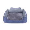 Kleine Medium Pet Cat Dog Sofa Bedden Anti Slip Bodem Square Nest Pet Kennel met Mat voor Wimter Summer