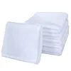 Sublimacja Puste Plac Washcloth 30 * 30 cm DIY Wash Face Ręcznik Ręcznik Włosów Hair Home Hotel Facecloth White Cloth 6 8YP G2