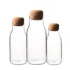 bouteilles de stockage de lait en verre