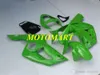 Kit de carénage de moulage par injection pour KAWASAKI NINJA ZX 6R 600CC 03 04 ZX6R 636 2003 2004 Ensemble de carénages vert frais ZX42