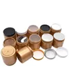 Empty Glossy Gold Skincare Cream Refillable Bottle Hair Wax Pot Plastic Lid Cosmetic Packaging Candy Containers PET Plastic Pots 250ml 200ml 150ml 120ml 100ml