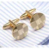 Cuff Links Austrian Crystal Cufflinks Luxury Shirt Cufflinks For Man Luxury High-Grade Jewelry Mens Blue Enamel Crystal Cufflinks