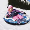 الشتاء لعبة في الهواء الطلق الرياضة شلاع نفخ الثلوج أنبوب للبالغين أطفال pvc الثلوج لعبة في الهواء الطلق التزلج الدائري الدائري المزود