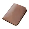 HBP Modehållare i äkta läder män plånbok Fritid kvinnor plånböcker läder handväska för kort plånbok gratis C62292