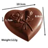 Goldbaking Heart Polycarbonate Chocolate Mold PC Coin Chocolate Mould DIY Baking Tools T200703