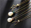 Catene crystal zircone collana regolabile prodotto arcobaleno barocco perla femminile moda nicchia clavicola catena design senso1