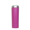 20oz Powder Coated Skinny Tumbler water bottle Stainless Steel Vacuum Insulated Beer Coffee Mugs