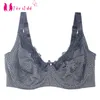 MIERSIDE 953P Plus Taille Push Up Bra Lingerie Dentelle Dotte Sous-vêtements Pour Femmes Soutien sexy Everyday Bra 34-46 C / D / DD / DDD / E / F / G 201202