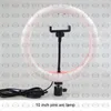 Для Selfie Lamp Ring Light Настольный Dimmable Camera Phone Кольцовая лампа для макияжа видео Живая фотостудия