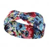 Boho Headbands for Women Fashion Floral Headband Criss Cross Hair Wrap Lady Hair Accessories Elastic Hair Bands