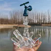 Glass Functional Splash Rig With 10mm Female Joint Hookahs Water Bong