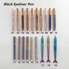 Wholesale empty rectangular hard boxes for self-adhesive eyeliner pen accept custom private logo magnetic long packaging