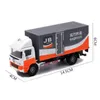 160 Scale Toy Car Metal Alloy Commerical Vehicle Express FedEx Van Diecasts Cargo Truck Model Toys F Children Collection LJ2009307326777