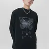 Chrrota (CRRA) geometric butterfly printed sweater for men and women