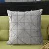 45*45 cm Samt Kissenbezug Geometrische Muster Kissen Fall Auto Sofa Kissen Abdeckungen Hause Bett Wohnzimmer Dekoration Kissen nicht enthalten