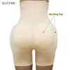 Women Shaper Butt Lifter Hip Enhancer Hip Pad Padded High Waist Tummy Control Panties Invisible Briefs Fake Ass Buttock Shorts LJ201209