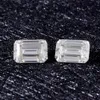 TransGems 1 ct 5mm*7mm H Color Emerald cut Diamond Loose Stone as Real Diamond Y200620