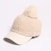 ボールキャップ2022女性のための暖かい毛皮の野球帽の帽子のための帽子のための帽子ゴロスカスケートフェムメ帽子ゴロアパージャーゴーラチャップーラックス