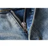 Mens Jeans Classic Hip Hop Pants Stylist Jeans Distressed Ripped Biker Jean Slim Fit Motorcykel denim Jeans 9V0Y273H