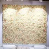 high quality 3D flower wall panels with artificial orchids wedding backdrop rose arrangements