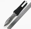 Black Camo A163 Damascus Pattern 8 Models Double Action Tactical Self Defense Pocket Folding Edc Knife Hunting Knives Outdoor Tools