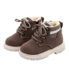 Meninas bebê meninos inverno martin botas infantil criança botas de pelúcia suave fundo antiderrapante criança crianças de algodão ao ar livre lj201104