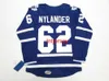 COSIDO PERSONALIZADO WILLIAM NYLANDER TORONTO MARLIES AZUL AHL HOCKEY JERSEY AÑADIR CUALQUIER NOMBRE NÚMERO HOMBRE NIÑO JERSEY XS-5XL