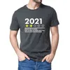 2020 muito ruim não recomendaria engraçado dizer pescoço verão homens 100% algodão mangas curtas t-shirt humor presente mulheres tee g1222