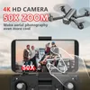 SG706 RC DRONE CON 50 TIME ZOOM WIFI FPV RC Quadcopter 4K / 1080P Doble cámara Flujo óptico Profesional Drone profesional VS XS816