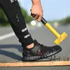 JACKSHIBO Hiver Pour Hommes Mâle AntiSmashing Embout En Acier Chaussures De Construction Bottes De Sécurité Travail Y200915