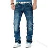 رجل ابيض جينز الدينيم السراويل فضفاض مستقيم ارتفاع الخصر الرجال جينز جيوب زر الآسيوية حجم S-XXXL